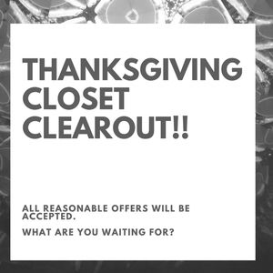 Major closet clear out!